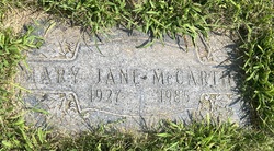 Mary Jane McCarthy