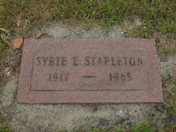 Syrie E Stapleton