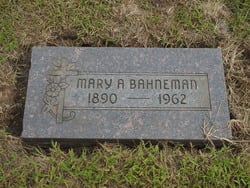 Mary A Bahneman