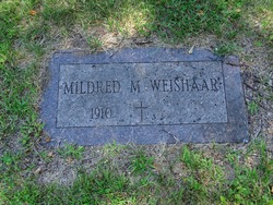 Mildred M Weishaar