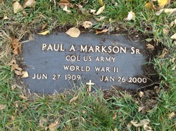 Paul A Markson Sr